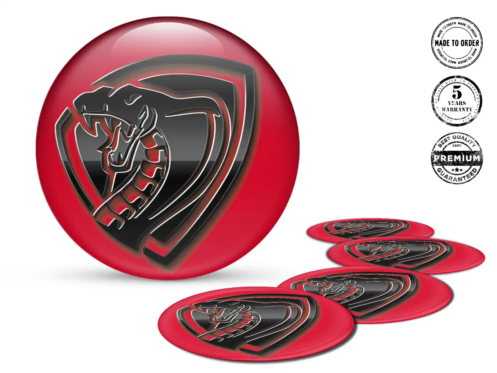 Wheel badges Drift Style Luxury Dome for Vehicles